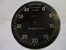 Tacho Oldtimer Veigel AVC