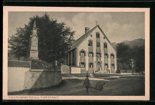 Oberammergau forstamt mit - oberammergau,,
