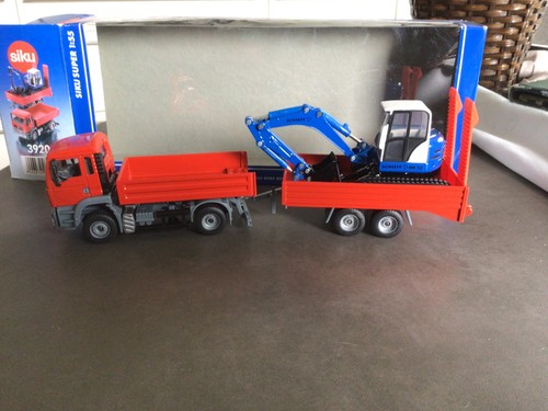 Siku lkw mit raupenbagger - "lkw,