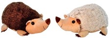 2 Stück Igel 30cm beige braun