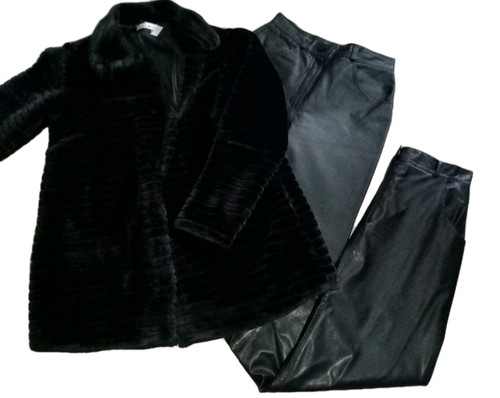 Set webpelz jacke mantel - set,