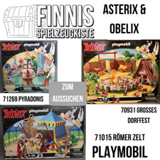 Playmobil 70931 Großes Dorffest 71269 Pyradonis  71015 Römer Zelt Asterix Obelix