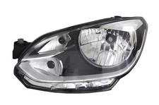Scheinwerfer links für VW Up! 2011-2016 Chrom Halogen H4 für LWR vorbereitet