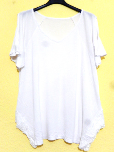 Tolles shirt 42 weiß - t-,