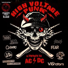 V.A. - High Voltage Punk - A Tribute To Ac /Dc Red & Blac (2023 - EU - Original)