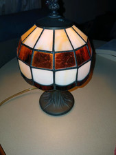 Tiffany Tischleuchte, ohne Mängel, mit Leuchtmittel