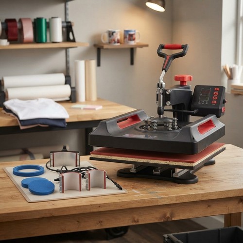 Hitzepresse maschine 1 - maschine, 8-in-1
