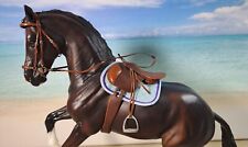 Spring Tack Sattel Springsattel Set D-Trense für Breyer Resin Modellpferde