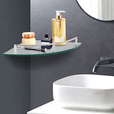 Badregal Edelstahl Duschregal Eckregal Duschecke Wandregal Duschablage Glasboden