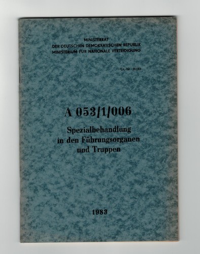 Nva ddr handbuch - handbuch, /
