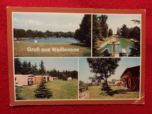 Weißensee 1989 campingplatz - weißensee, 1989.