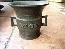 alter Mörser "Durch Krieg zum Sieg"