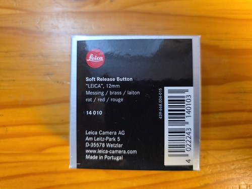 Soft release button leica - soft,