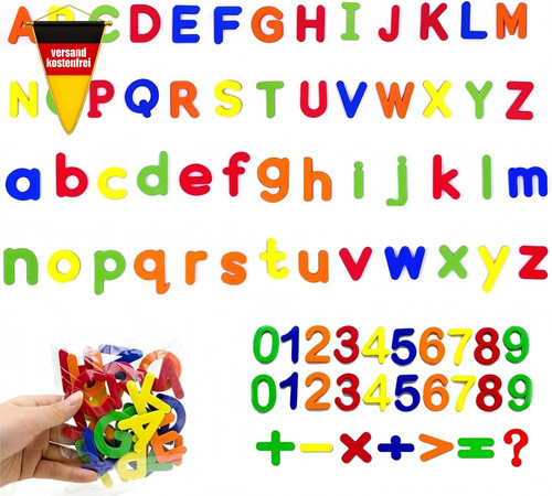 Magnetbuchstaben zahlen set - magnetbuchstaben,