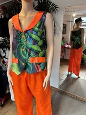 Samba Kostüm Herrenkostüm Anzug  Western und Hose bunt Gemustert