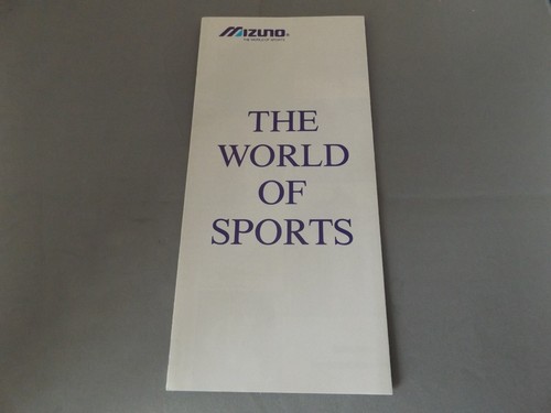 Mizuno faltblatt handsigniert - mizuno,