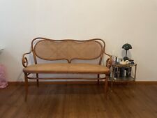 Thonet Sitzbank Klassiker Antik Vintage Freischwinger Wiener Geflecht Korb