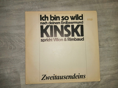 Klaus kinski spricht villon - klaus, +