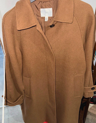 Damen wollmantel braun - damen,