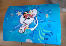 Vintage Diddl Schmuckkästchen Spiegel Kiste Schatulle Weihnachten