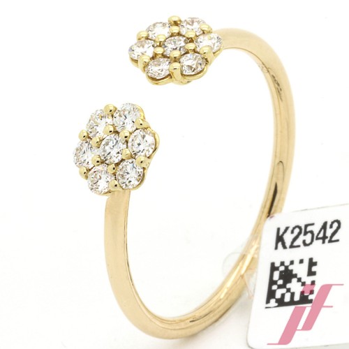 Ring 750 gelbgold mit - gelbgold,