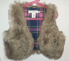 H&M Faux-Fur Fellweste Gr. 152