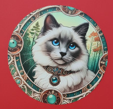 1 Blechschild rund, 20 cm