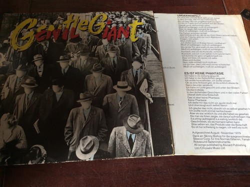 Gentle giant civilian lp - -,