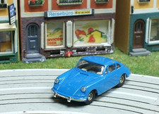 Faller AMS blauer Porsche 911 mit Blockmotor für die Faller Stadtautobahn