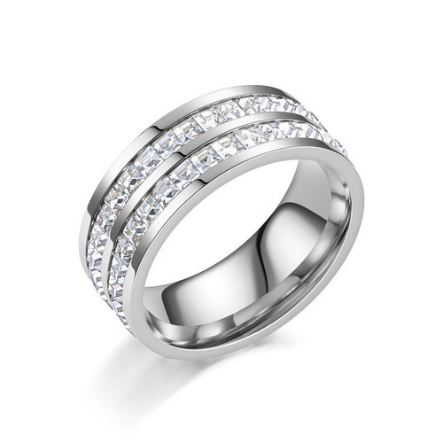 Edelstahl ring gold silber - gold,