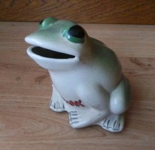 Spardose, Sparfrosch, Keramik, 120mm hoch