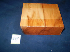 Apfel Apfelbaumholz Holz   Drechselholz  95 x 110 x 42 mm   Nr  517