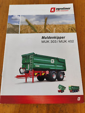 Kröger Agroliner Muldenkipper MUK 303 402 prospekt traktor tractor brochure 28