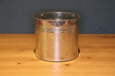 Zink Übertopf Blumentopf Pflanzdose silber Ø 14 cm *** Freese GmbH, Bad Malente