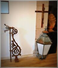 Historischer Ausleger Stadtmobiliar Renaissance Gaslampe Gusseisen Kaiserzeit