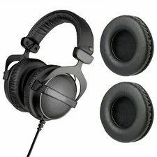Kunstleder Ersatz Ohrpolster Kopfband Beyerdynamic DT990 DT880 DT770 Kopfhörer