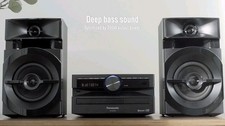 300W MASSIVE PANASONIC UX100 Mini HiFi Anlage Bluetooth USB CD/DVD TUNNER System