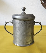 Zinndose Mit Henkeln