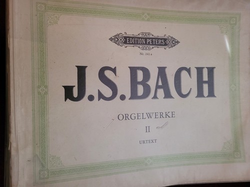 Bach orgelwerke ed peters - bach, 2,