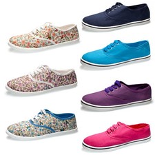 Damen Schuhe Sportschuhe Sneaker Turnschuhe Leinenschuhe Halbschuhe Ballerinas