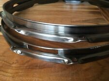 Black Chrome Snare Drum Hoops