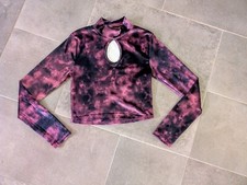 Top Gr. M Samt Batik Cut Out