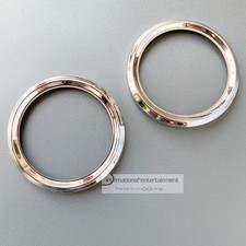 VDO CHROMRING FRONTRING für 52mm  2 Stck.  INSTRUMENTE Metall ORIGINAL VDO BEZEL