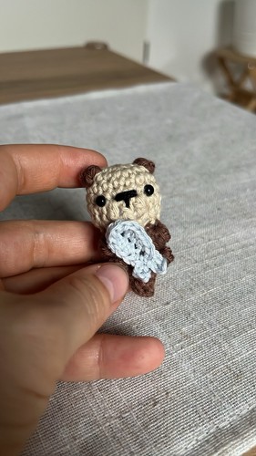 Otter gehäkelt mit - mit, deko