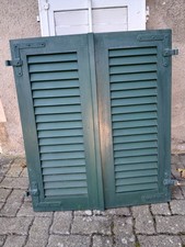 1 Paar Fensterladen - Holz - gebraucht - Höhe 108 cm - Breite 46 cm
