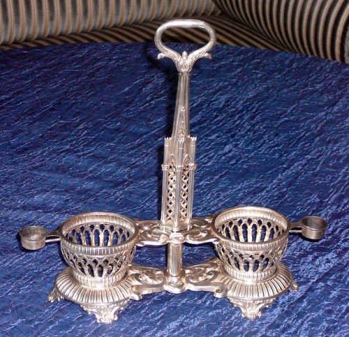 Menage 1820 silber 12 - menage, lot