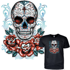 Tattoo T-Shirt Skull Oldschool