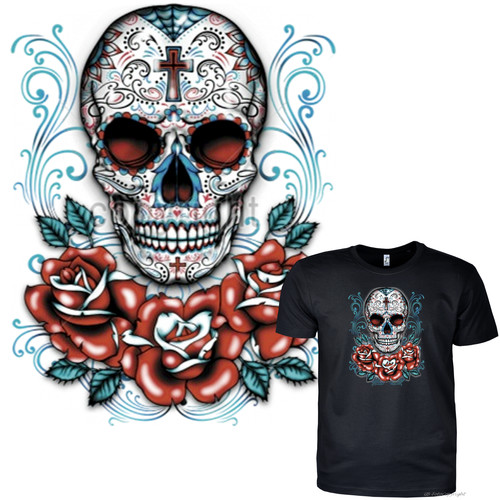 Tattoo shirt skull oldschool - skull,