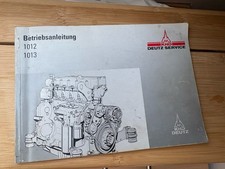 Deutz Werkstatthandbuch BF4M 1012 1013 Service Wartung Betriebsanleitung KHD