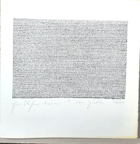 Günther uecker handsigniert - uecker,